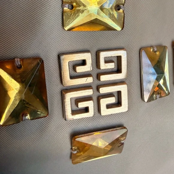 Givenchy Riccardo Tisci Era Crystal Studded Nylon Tote, Rare 4G Logo Bag w/ COA - Picture 4 of 16